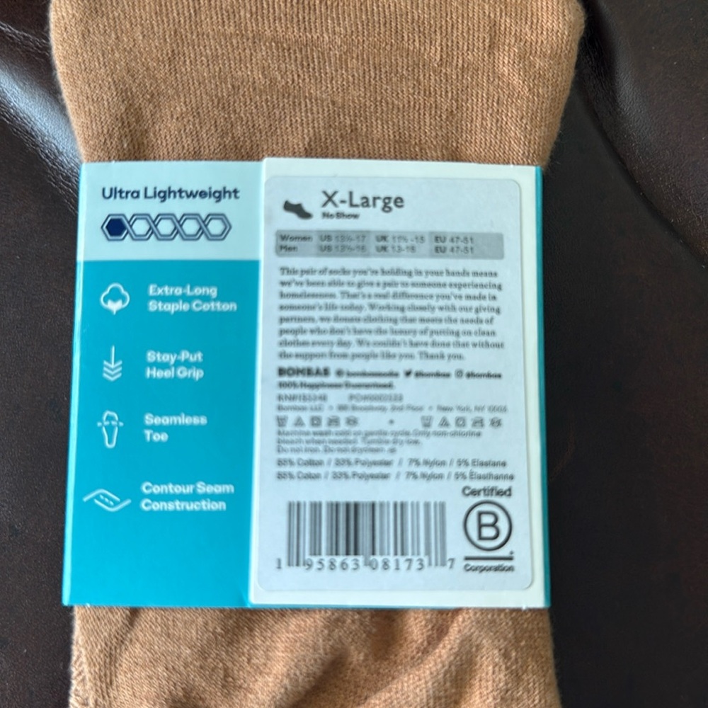 COPY - NEW Mens Bombas low cut now-show socks stay put heel grip - Picture 3 of 3